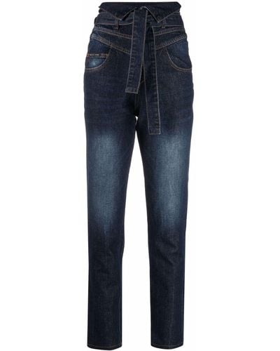 Philipp Plein Saint Tropez Slim-Fit-Jeans - Blau