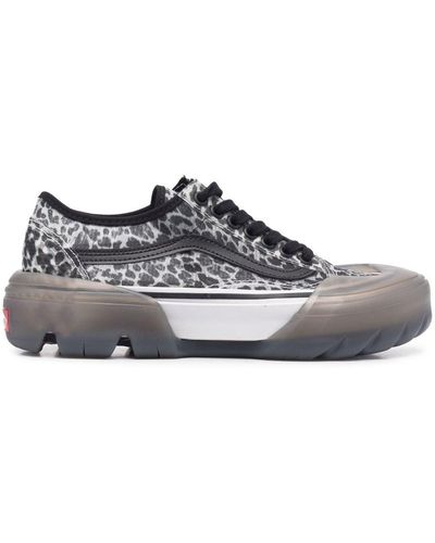 Vans Old Skool Leopard-print Sneakers - Gray