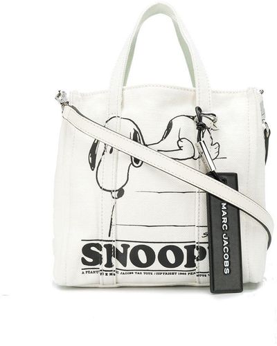 Marc Jacobs Bolso shopper Snoopy - Blanco