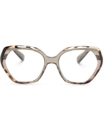 Kaleos Eyehunters Holiday Brille mit Oversized-Gestell - Grau