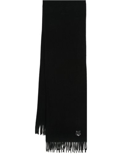 Maison Kitsuné ロゴ スカーフ - ブラック