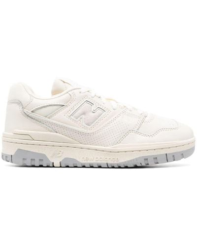 New Balance 550 Paneled Sneakers - White