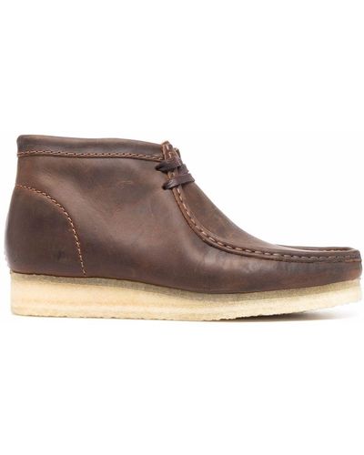 Clarks Pell Lace-up Boots - Brown