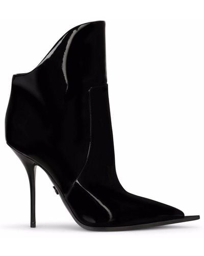 Dolce & Gabbana Cardinale 105mm Ankle Boots - Black