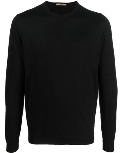 Nuur Crew-neck Merino Sweater - Black