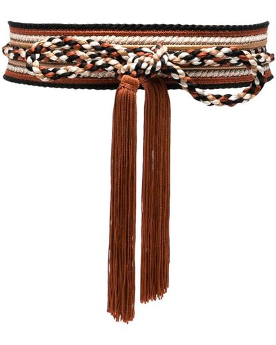 Alanui Kerala Rope Belt - Brown