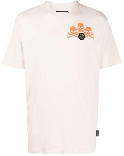Philipp Plein Skull Logo-print T-shirt - White