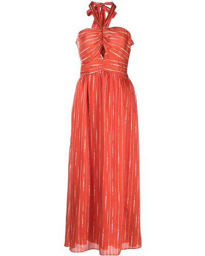 Sachin & Babi Stripe-print Reid Dress - Red