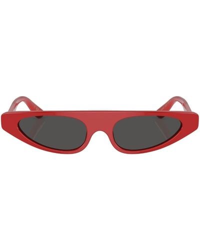 Dolce & Gabbana Gafas de sol con montura cat eye - Rojo