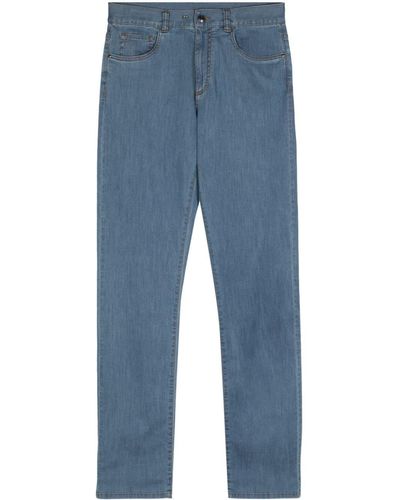 Canali Straight-leg jeans - Blau