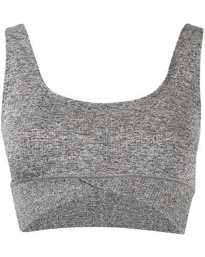 The Upside Ayama Pia Cropped Top - Gray