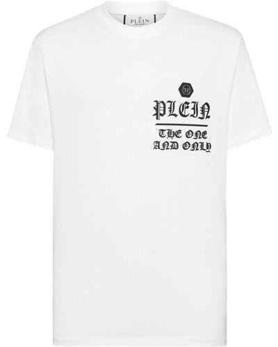 Philipp Plein T-Shirt mit grafischem Print - Weiß