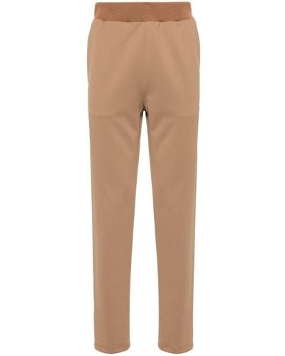 Bally Side-stripe Jersey Track Trousers - Natural