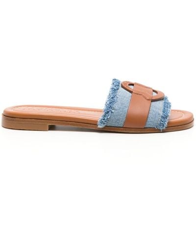 Moncler Sandalias Bell vaqueras - Azul