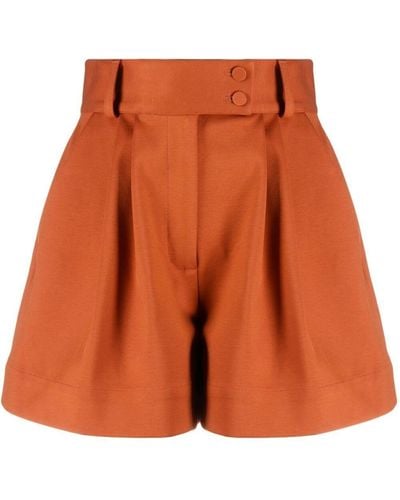 Styland High-waisted Shorts - Brown