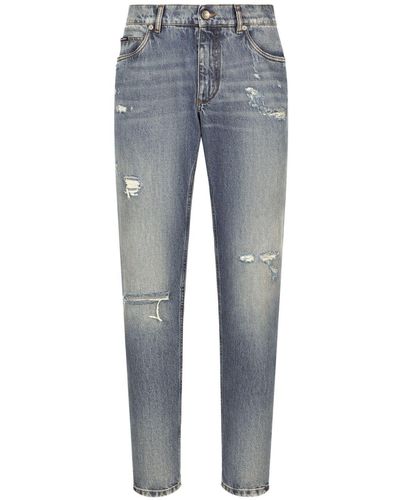 Dolce & Gabbana Jeans mit geradem Bein - Blau
