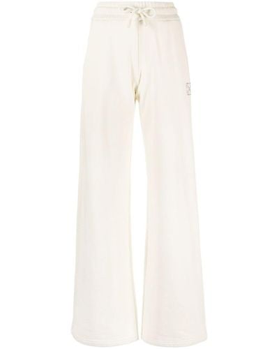 Off-White c/o Virgil Abloh Arrows-motif Cotton Track Trousers - White