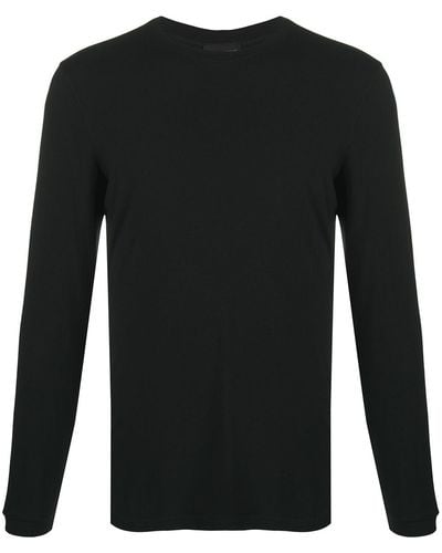 Giorgio Armani Plain longsleeved T-shirt - Schwarz