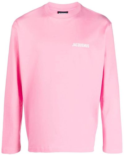 Jacquemus Le T-shirt Manches Longues Oberteil - Pink
