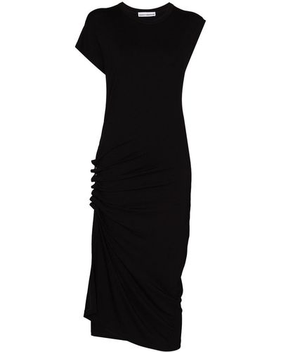 Rabanne シャーリング ドレス - ブラック