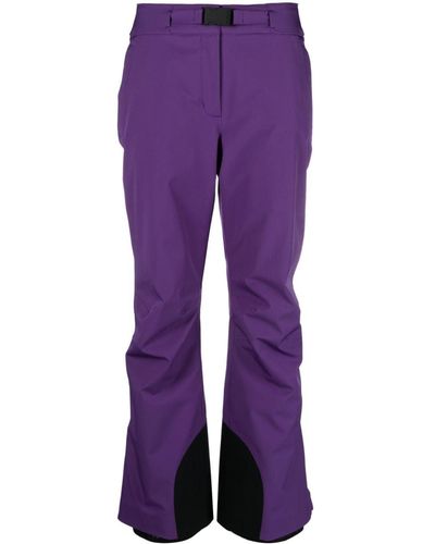 3 MONCLER GRENOBLE Pantalon en tweed à coupe évasée - Violet