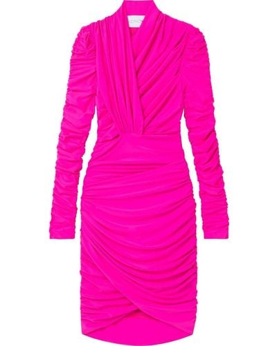 AZ FACTORY X Ester Manas robe courte à design drapé - Rose