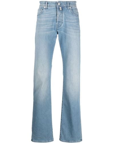 Billionaire Klassische Straight-Leg-Jeans - Blau