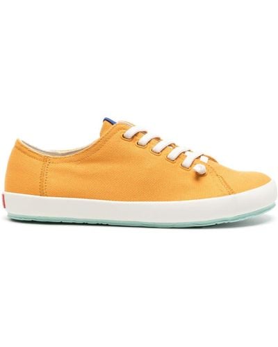 Camper Peu Rambla Textured Sneakers - Orange