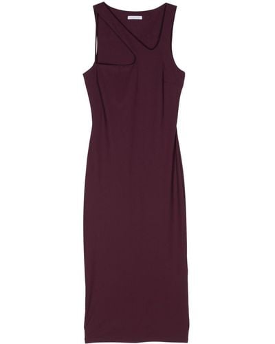Patrizia Pepe Stretch-design Dress - Purple