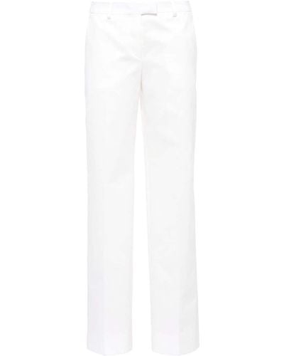Miu Miu Pantalon à coupe droite - Blanc