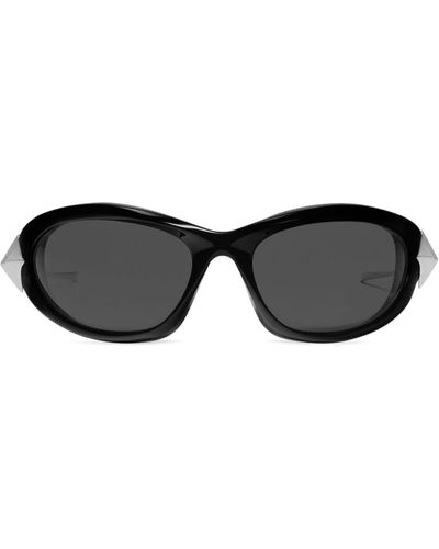 Gentle Monster Yyy 01 goggle-frame Sunglasses - Black