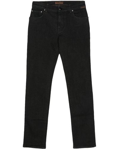 Corneliani Straight Jeans - Zwart