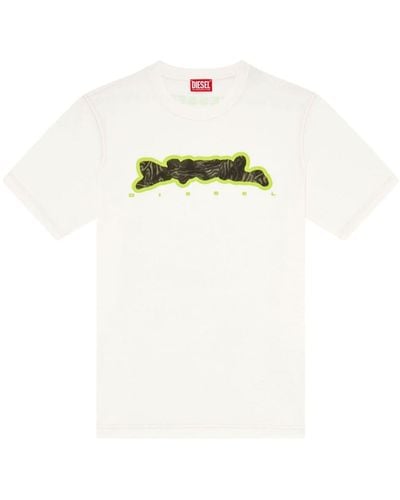 DIESEL T-shirt con stampa grafica T-JUST-N16 - Bianco