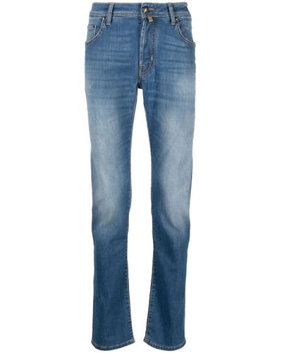 Jacob Cohen Jeans dritti con effetto sfumato - Blu
