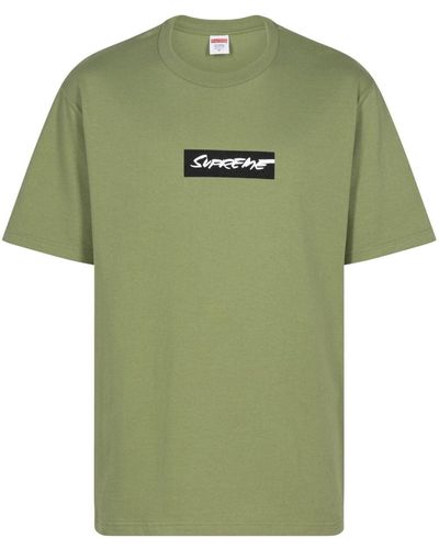Supreme Futura T-Shirt mit Text-Print - Grün