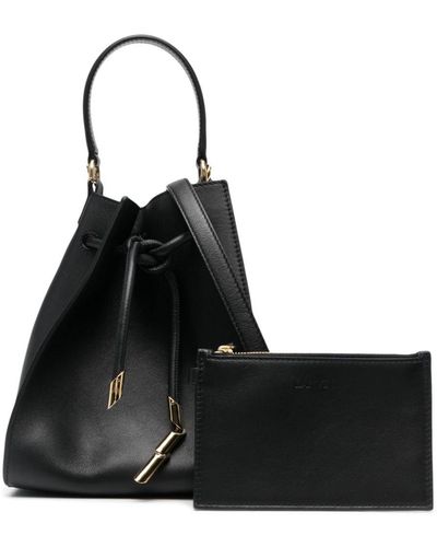 Lanvin Bucket Bag In Leather - Black