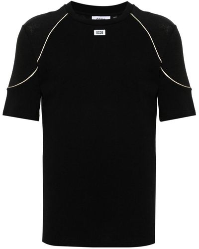 Gcds T-shirt Comma - Noir