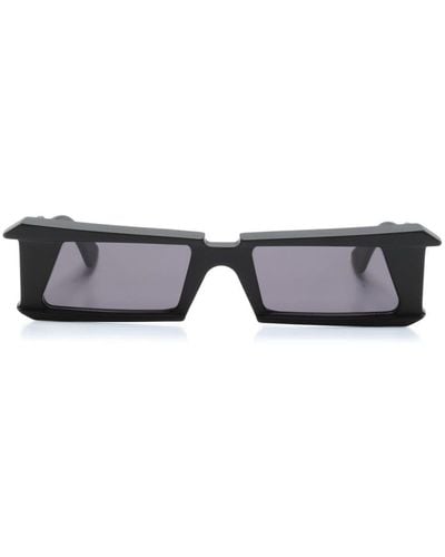 Kuboraum X21 Rectangle-frame Sunglasses - Gray