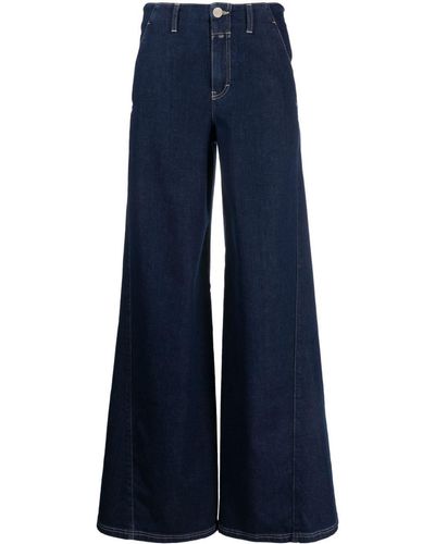 Closed Avan Jeans mit weitem Bein - Blau