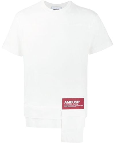 Ambush T-Shirt mit Logo-Patch - Mehrfarbig