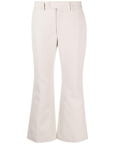 Closed Wharton Low-rise Flared Trousers - Natural