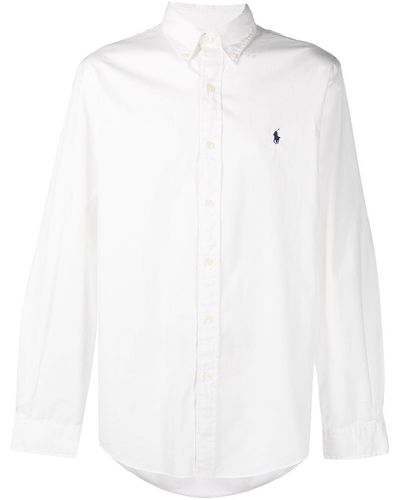 Polo Ralph Lauren Chemise à logo brodé - Blanc