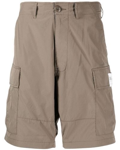 Chocoolate Cargo-Shorts mit Logo-Patch - Natur