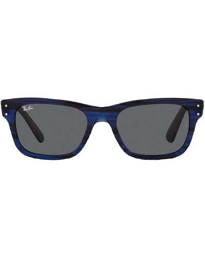 Ray-Ban 0rb2283 Rectangle Frame Sunglasses - Blue