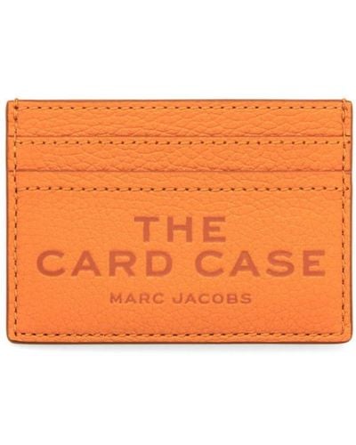 Marc Jacobs Logo-debossed Leather Cardholder - Orange