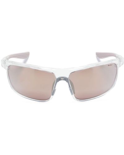 Nike Windtrack Run E Sonnenbrille mit eckigem Gestell - Pink