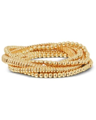 Roxanne Assoulin Lot de cinq bracelets The Luxe à perles - Métallisé
