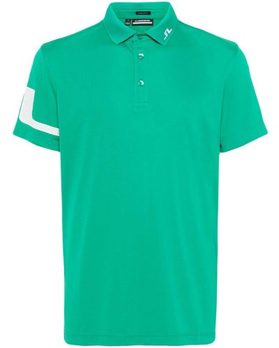 J.Lindeberg Heath Technical-jersey Polo Shirt - Green