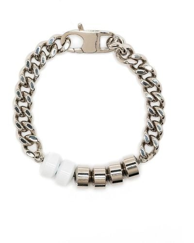 1017 ALYX 9SM Beaded Curb Chain Bracelet - Metallic