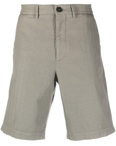 Brunello Cucinelli Halbhohe Shorts - Grau